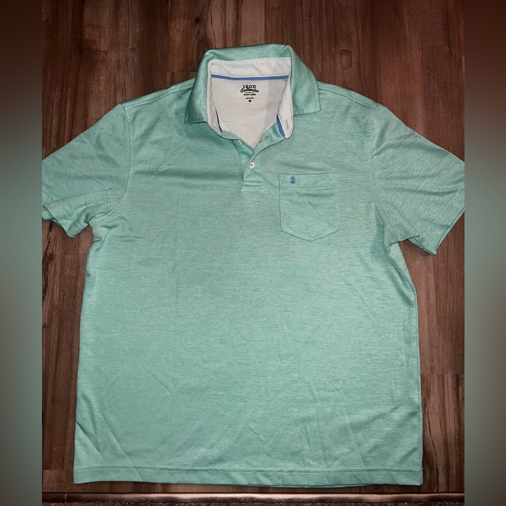 Mint green Izod button up